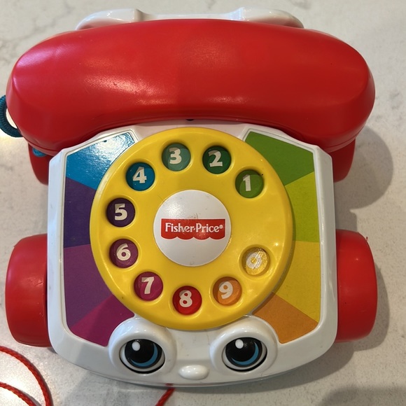 🎁 4/$25 - FISHER PRICE telephone pull toy - Picture 3 of 6
